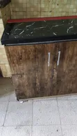 3ft Kitchen Cabinet with Marble Top - 1