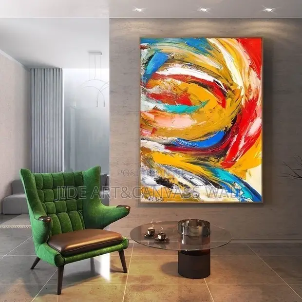 Modern Abstract Wall Art Interior Decor 36x50 - 1