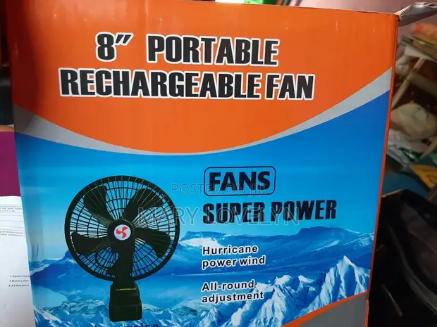 8" Portable Rechargeable Fan - GE - 1