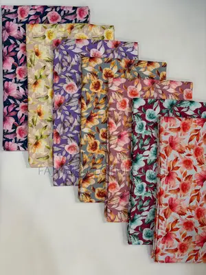 Floral Cotton Fabric - Brand New