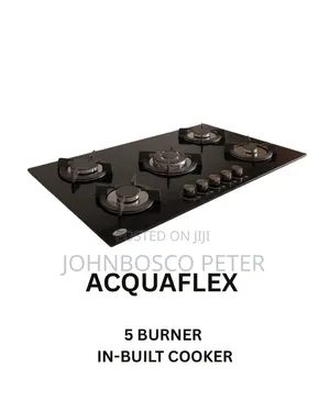 Aquaflex 5 Burner Gas Cooker Mai Auto Ignition