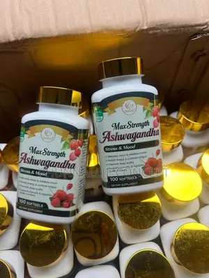 Max Strength Ashwagandha - Maganin Ganyen Halitta