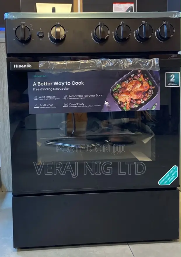 Hisense 60x60 Gas Cooker da Oven - Sabon Samfuri - 1