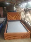 4x6 Standard Bed Frame - Velvet Mai Rufi - 2