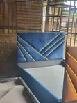 4x6 Standard Bed Frame - Velvet Mai Rufi - 4