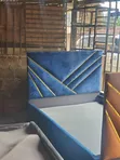 4x6 Standard Bed Frame - Velvet Mai Rufi - 5