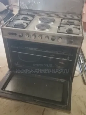 Used 4-Burner Gas & 2-Burner Electric Cooker