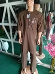 Brown Italian Wool Senator Suit - Mazan Ji L-XXL - 3
