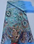 Premium Quality Lace Fabric - Multi-Color - 2