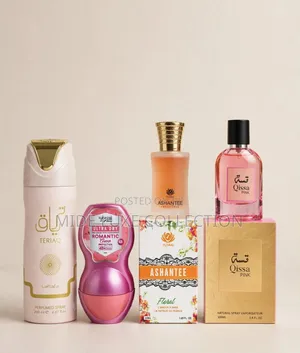 Qissa Pink Perfume Combo 4in1