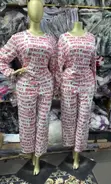 Couple Christmas Pyjamas - Cotton Button Down - 2