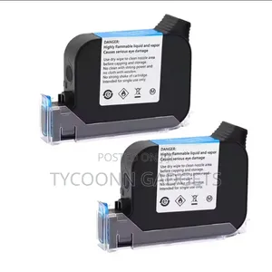 2pcs Black Ink Cartridge for Portable Handheld Inkjet Printers
