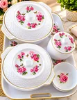 Royal Rose Luxury Ceramic Serving Set - 4