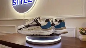 Premium Chunky Sneakers - Fari/Brown/Blue