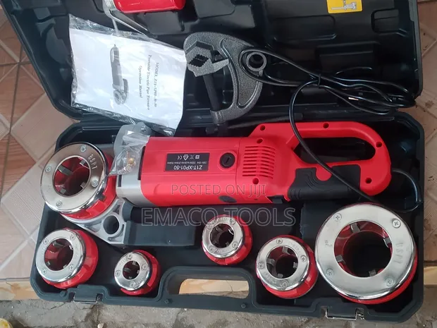 Brand New Portable Electric Pipe Threader (Z1T-XP01-50) - 1