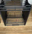 2 Tier Bakin Karfe Pull Down Plate Rack - 1