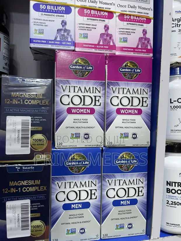 Vitamin Code Men and Women Whole Food Supplement - 1