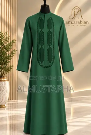 Emir Signature White Jalabiya