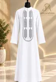 Emir Signature White Jalabiya - 2