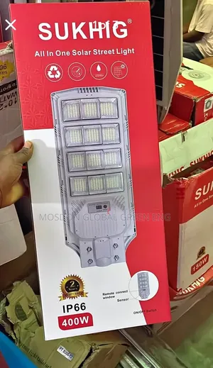 400W Sukhig All-in-One Solar Street Light