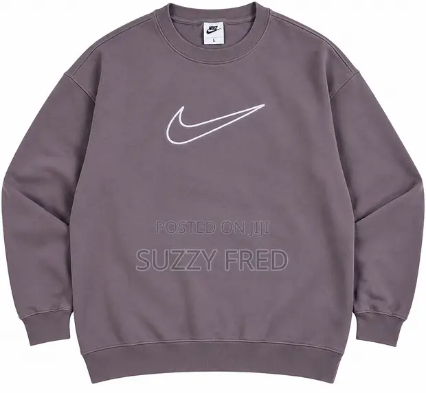 Brown Nike Sweatshirt - Size L - 1