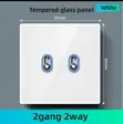 Tushen Juyawa na Gilashi mai Haske da Alamar LED - 3