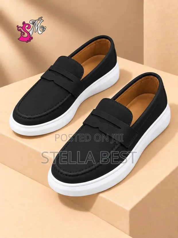 Louis Vuitton Classic Loafers - Men's Black Leather - 1