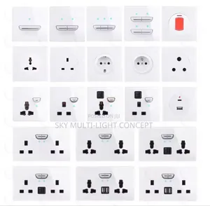 Switch da Socket na Wuta tare da Cajin USB