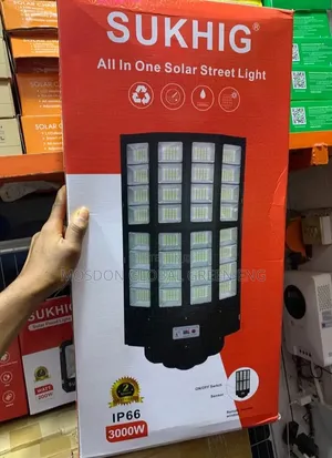 3000W Sukhig Solar Street Light with Remote