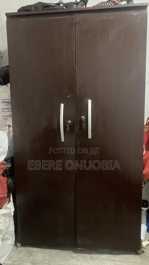 HDF Wardrobe - 2 Doors, Brown