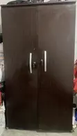 HDF Wardrobe - 2 Doors, Brown - 2
