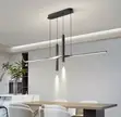 Modern Creative Long Strip LED Dining Pendant Light - 2