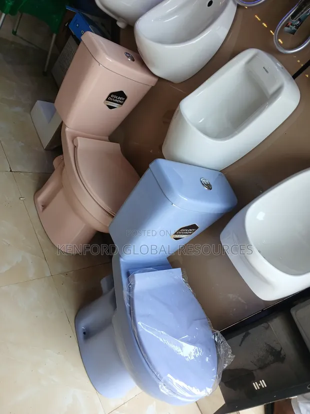 Cikakken Set na Master mai Launi na WC tare da Basin da Pedestal - 1