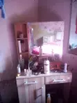 Used 4x6 Bed Frame with Drawers and Mirror - 2