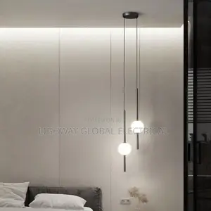 Nordic LED Acrylic Double Ball Pendant Light