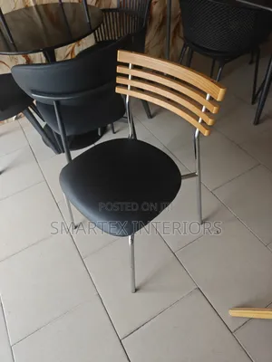 Classic Design Wooden Back Iron Chair
