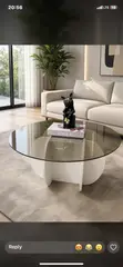 Brand New Round Multicolored Center Table - 2
