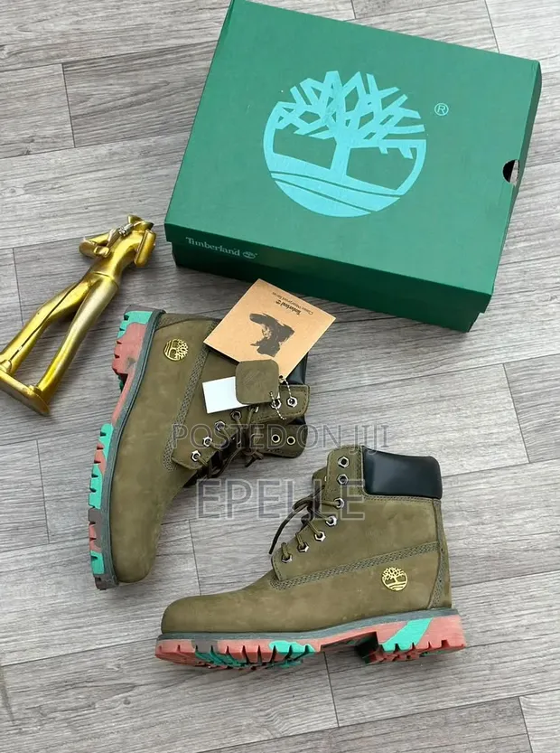 Timberland 6-Inch Premium Suede Boots - Multicolor Sole - 1