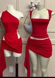 Shein Red Mini Dress - Salon Salon - 2