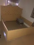 6x6 Imported Fully Padded Bedframe - 2