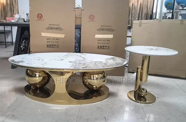 Home Interiors Marble Center Table - 1