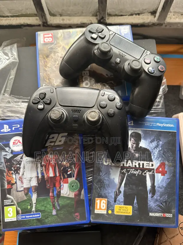 PS4 Pro 500GB with 4 Games - 1