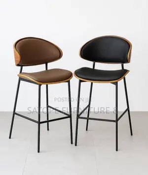 Home Interiors Bar Stool Mai Launi Da Yawa Da Fata - Sabo