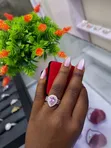 Pink Engagement Ring - 3