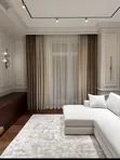 Home Interiors Blackout Curtain Fabrics (Brown, 4 Panels) - 1