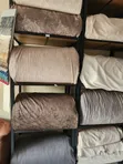 Home Interiors Blackout Curtain Fabrics (Brown, 4 Panels) - 3