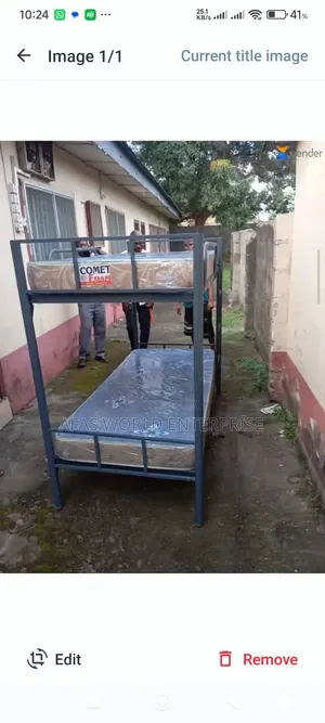 Strong Metal Bunk Bed - Brand New