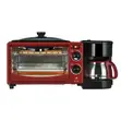 Sliver Crest Na'ura 3-in-1 Don Karin Safe (Toaster Oven, Frying Pan, Coffee Maker) - 2