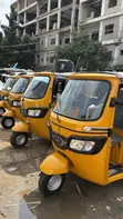 TVS 2024 Deluxe Three-Wheeler - Yellow - 1