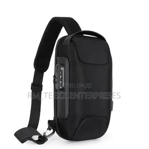 Anti-Theft Cross-Body Sling Bag with Combination Lock & USB